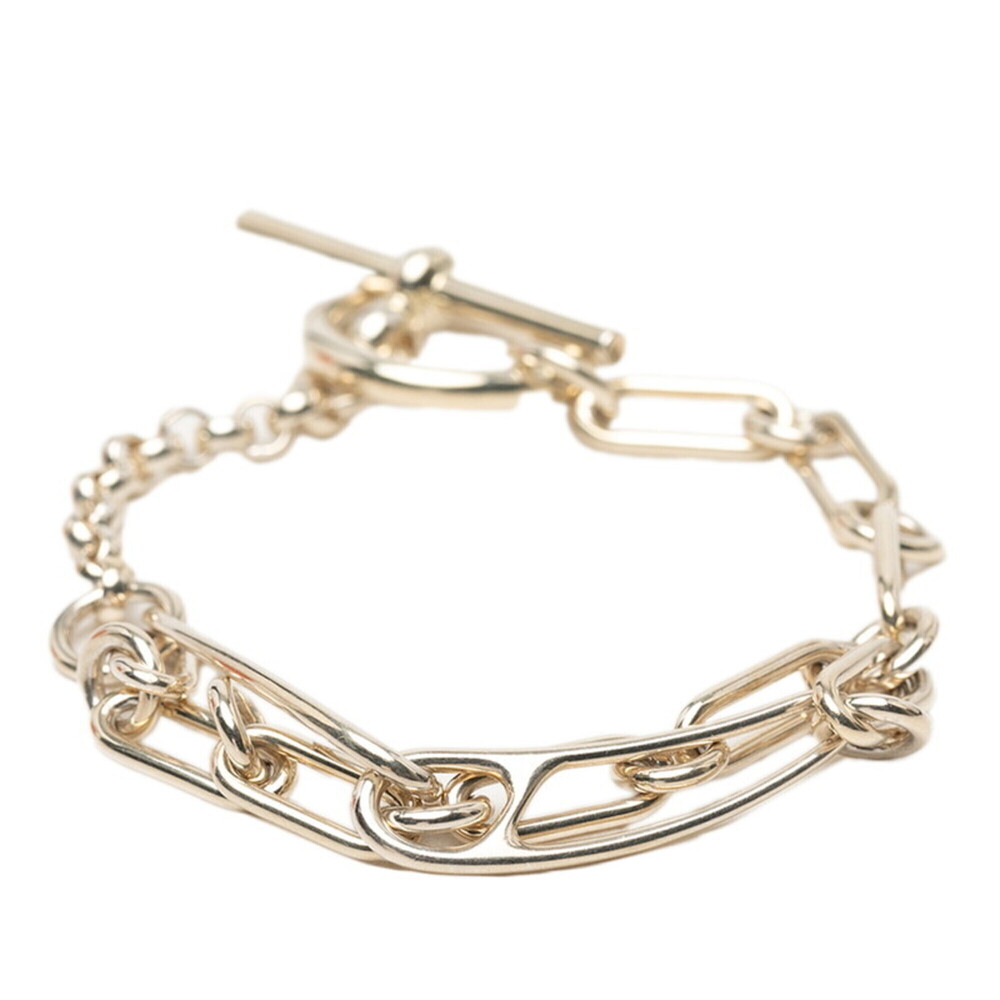 HERMES Silver Charm Bracelet